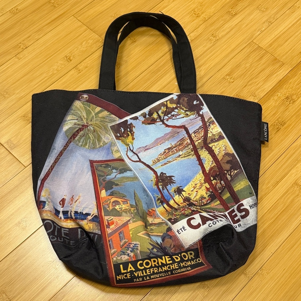 Lancôme Cannes Côte d’Azur lined medium tote